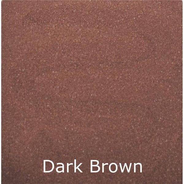 Scenic Sand Scenic Sand 514-45 25 lbs Activa Bag of Bulk Colored Sand; Dark Brown 514-45 - main